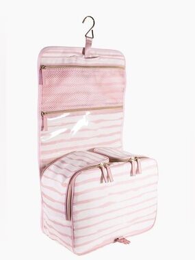 kate spade Goddess Stripe Hanging Toiletry Bag NWT